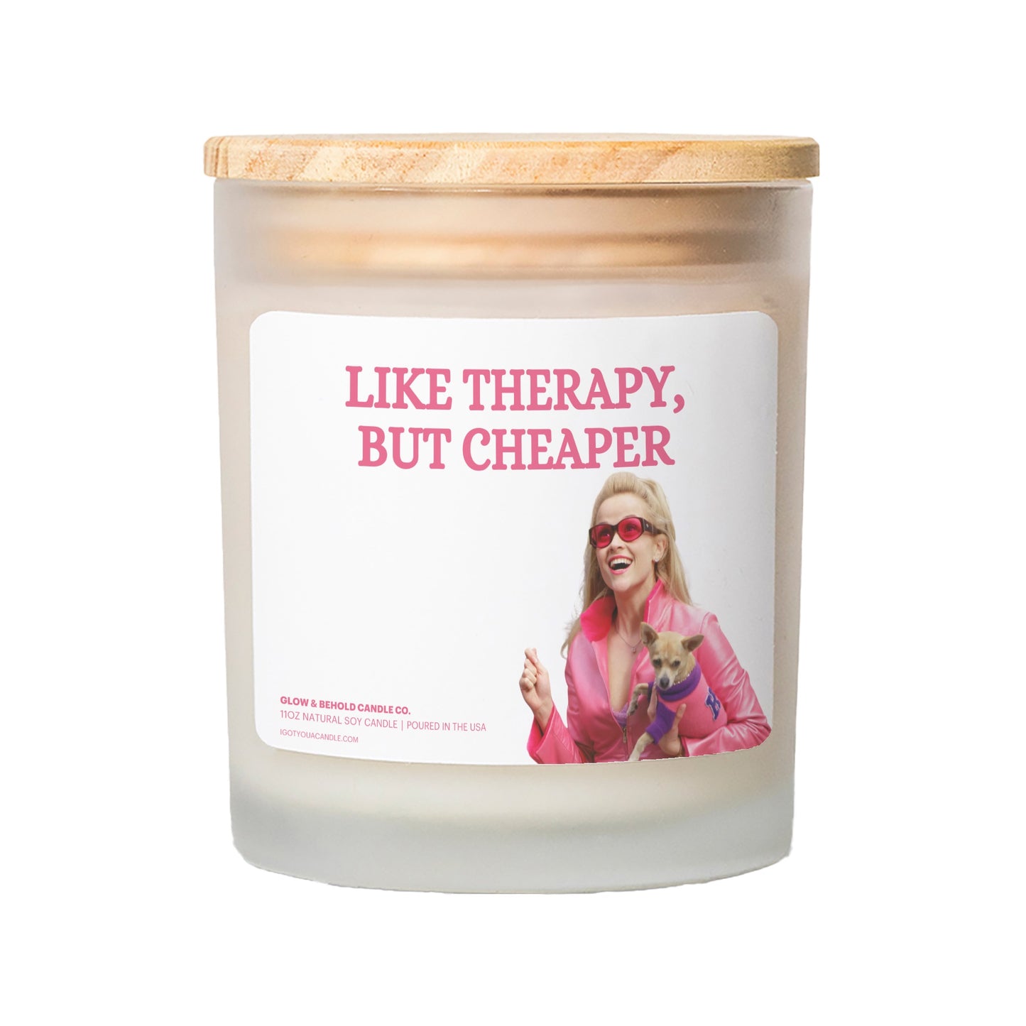 Like Therapy, But Cheaper Glass Candle
