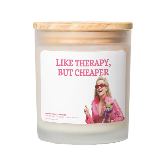 Like Therapy, But Cheaper Glass Candle