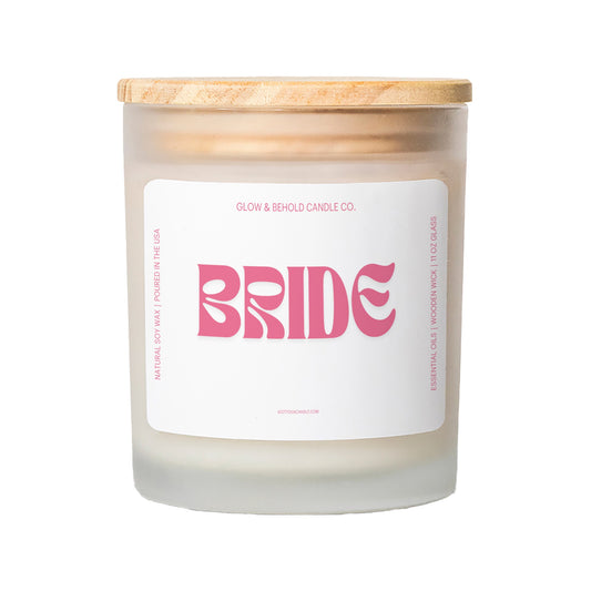 Bride Glass Candle