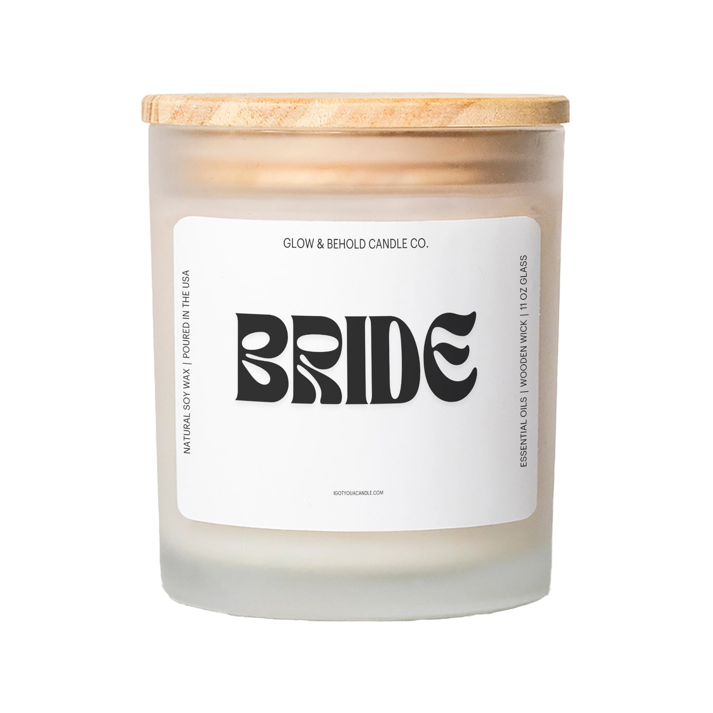 Bride Glass Candle