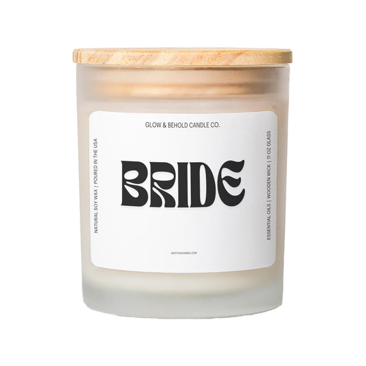 Bride Glass Candle