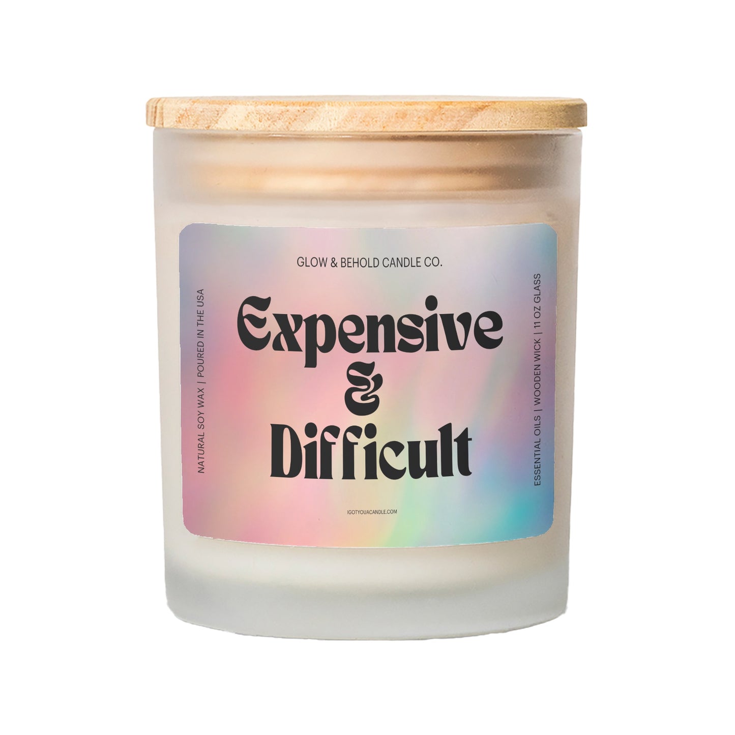 Expensive & Difficult Glass Candle