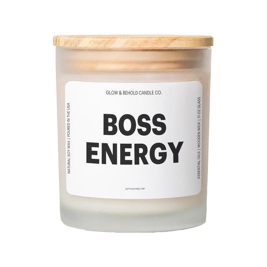 Boss Energy Glass Candle